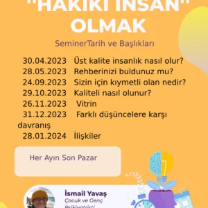 Ismail Yavas - 'Hakiki Insan' Olmak